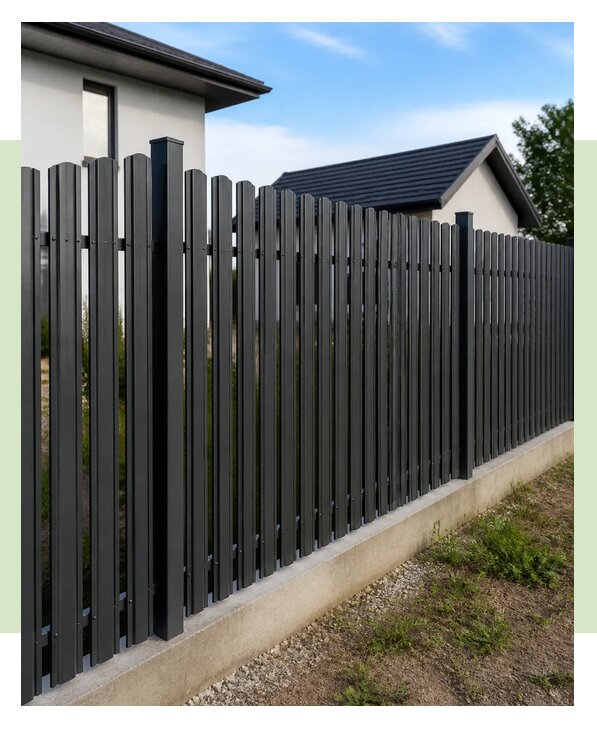 Забор из евроштакетника под ключ в Заинске по цене от 3508 р. | ЗаборЭксеперт-Знс
